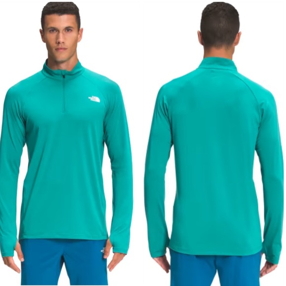 NWT The North Face Wander Quarter-Zip Long-Sleeve Pullover - Picture 1 of 4